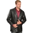 thumbnail image 2 of Western Blazer Mens Lambskin Button Back Vent Black 501-11, 2 of 4