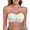 AA-White, variant on Womens Bras qinhaie Women's Strapless High Support Lace Bra, Comfortable Breathable Wireless, Non-Slip Stay Up Bandeau Brown Bra