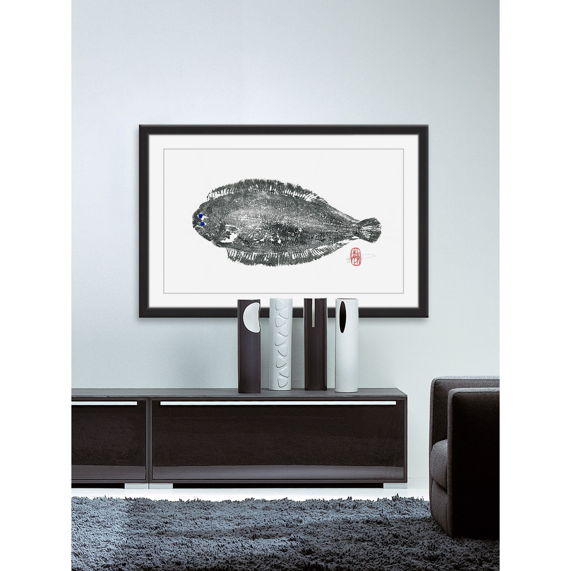 "Dover Sole" Framed Painting Print