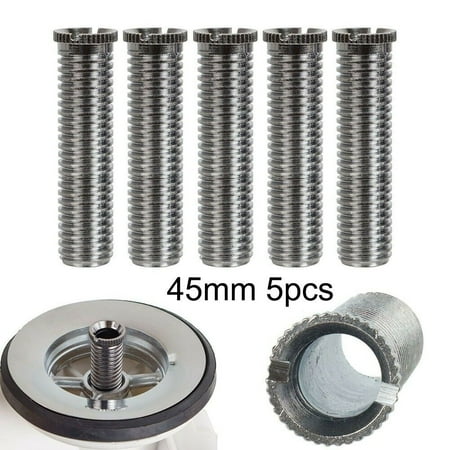

1/2/5X 35Mm 45Mm Kitchen Sink Basket Strainer Waste Threaded Screw Connector NEW
