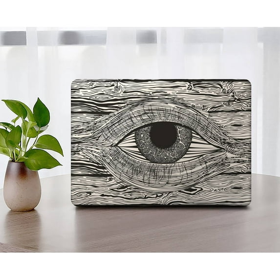 KSK KAISHEK Hard Case Cover Compatible with 2019-2016 Released MacBook Pro 15" with Retina Display Touch ID Model: A1990/A1707 Wood grain A 47