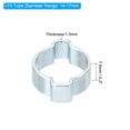 thumbnail image 2 of Unique Bargains 30 Pack 14-17mm Double Ear Hose Clamp, Galvanized Steel Crimp Rings, 2 of 6