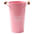 thumbnail image 1 of koolsoo Flower Pot Holder Multifunctional Lightweight Home Decor Portable Planter Box Serving Bucket for Wedding Party Decor Pink, 1 of 9
