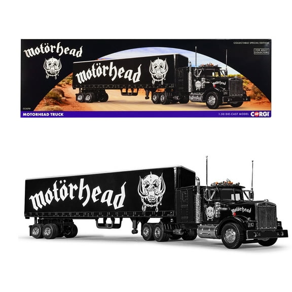 "Motorhead" Transport Truck Black 1/50 Diecast Model by Corgi