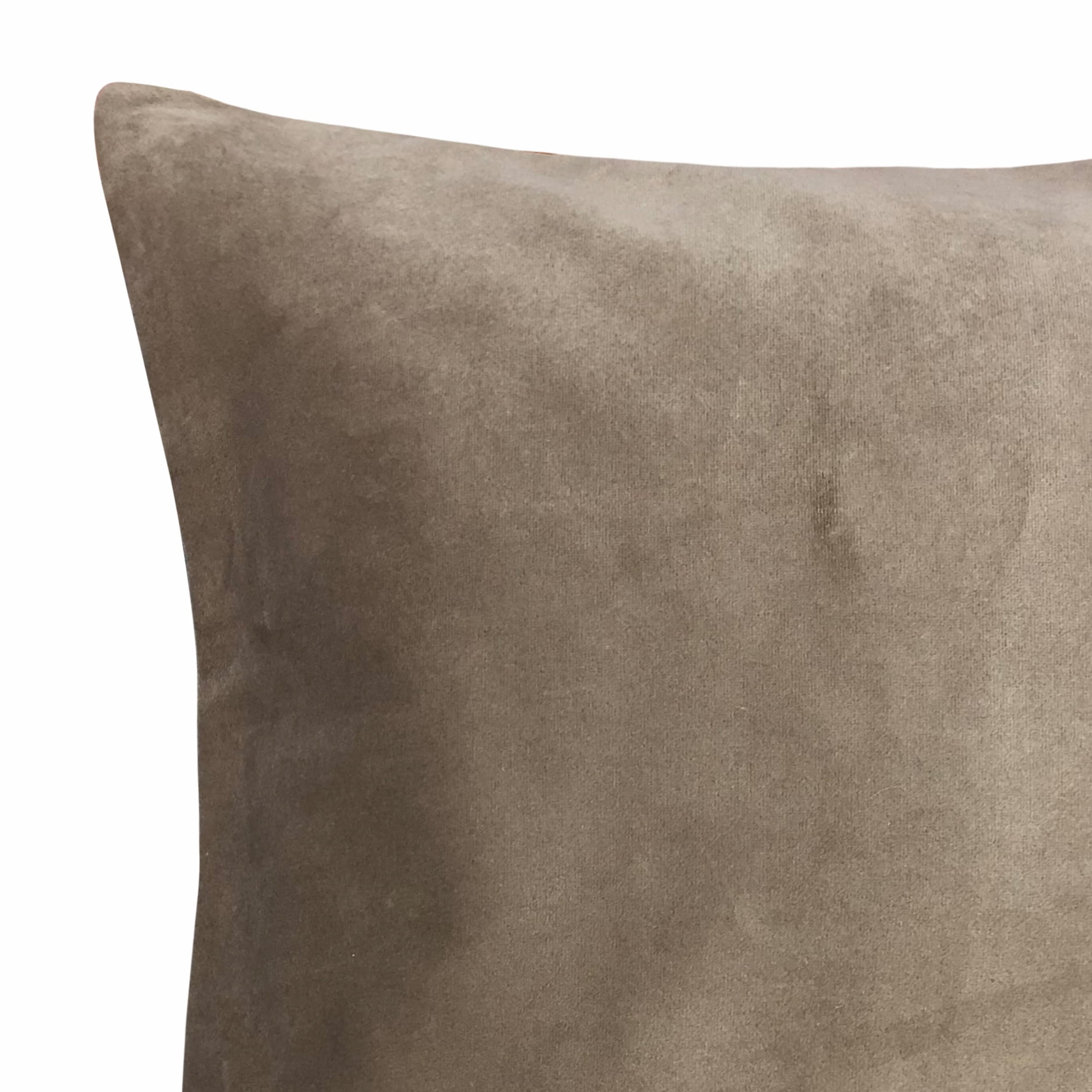 Paxton Velvet Decorative Pillow Khaki
