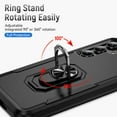 thumbnail image 3 of for Samsung Galaxy A13 5G Case, Slim Fit Military Grade Drop Tested Dual Layer Shockproof Case with 360 Ring Holder Kickstand Protective Rugged Car Magnetic Non-Slip Phone Case,Black, 3 of 10