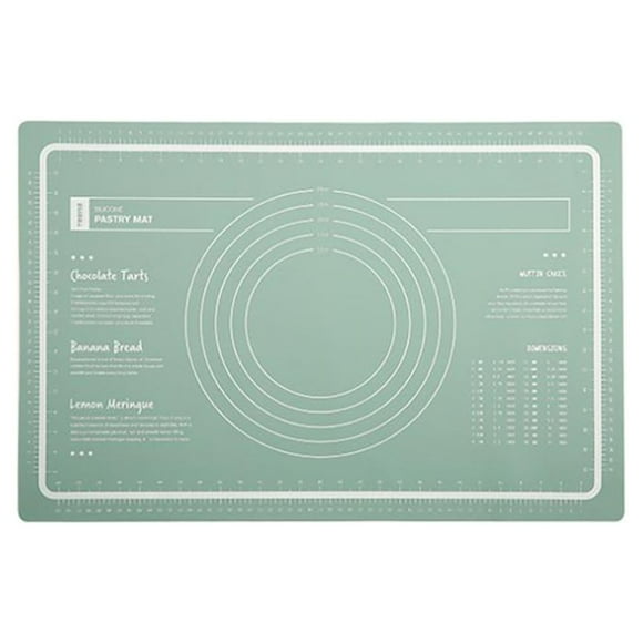 Almohadilla de silicona para amasar, estera para hacer masa, estera de pastelería antiadherente para masa rodante de cocina