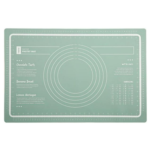 Almohadilla de silicona para amasar, estera para hacer masa, estera de pastelería antiadherente para masa rodante de cocina