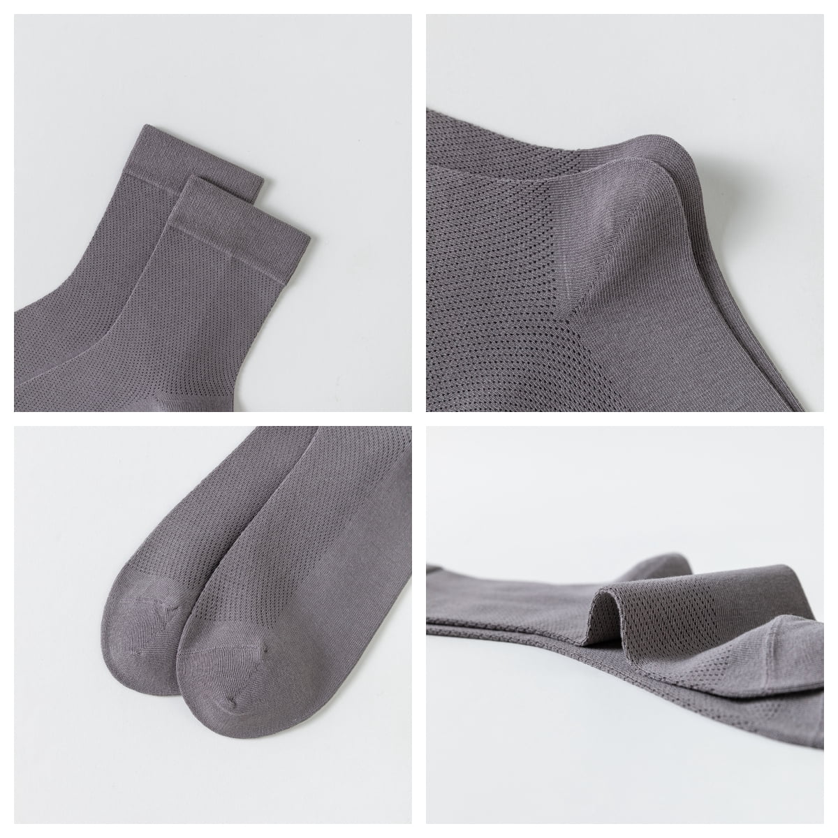 Sookeceks 6 Pairs Thin Cotton Crew Sock for Men, Soft Breathable Lightweight Mens Socks for Casual Size 7-11