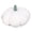 White, variant on Fluffy Curly Fleece Pumpkin Throw Pillow, 7.87in Round Fall Harvest Sofa Decor Cushion