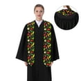 thumbnail image 4 of Haiem Cartoon Vegetables Pattern Graduation Stole 2024 | Premium Satin Sash for Graduation Ceremony, 4 of 7