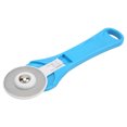 thumbnail image 3 of Emoshayoga Cortador de rodillos, cuchilla incisiva material de acero inoxidable mango azul 45mm/1.8in para coser para cortar, 3 of 14