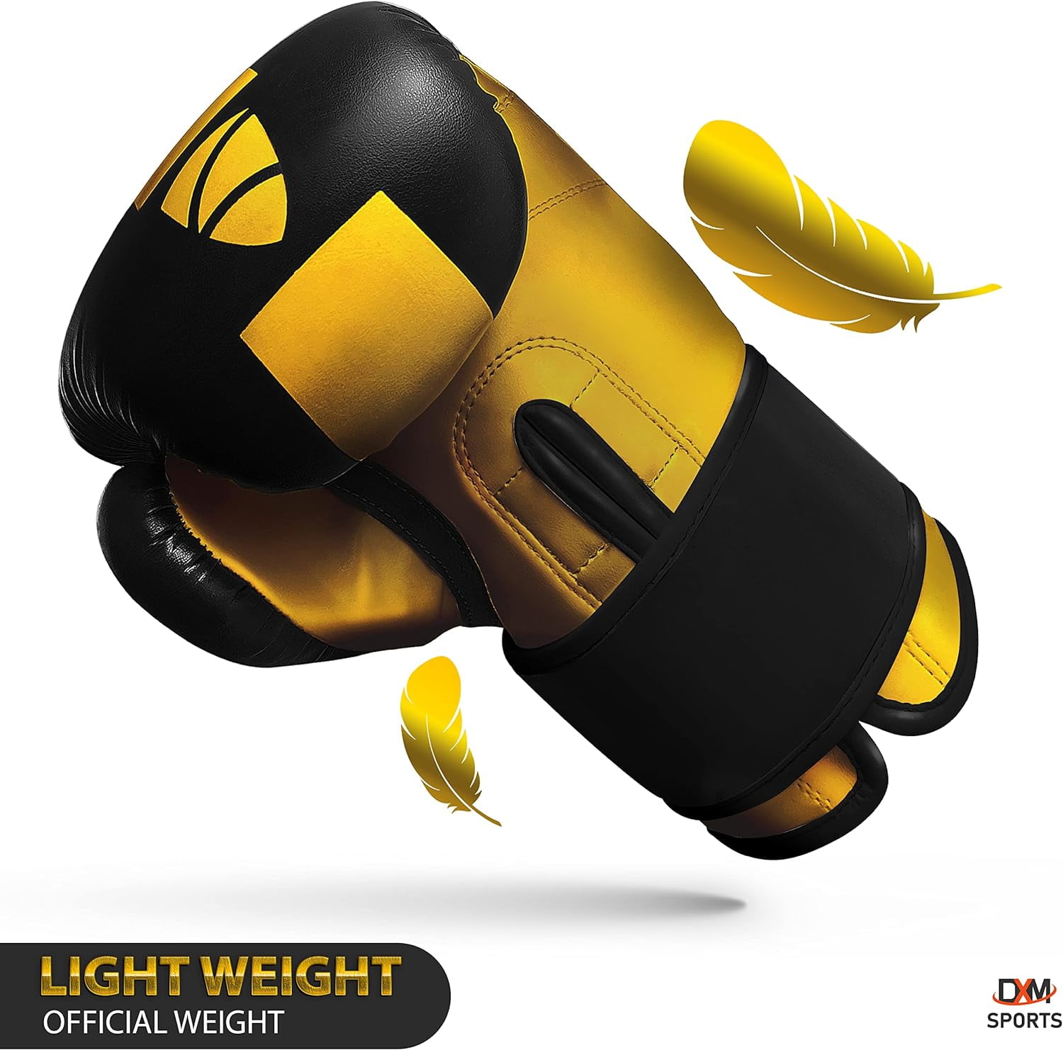 DXM SPORTS Boxing Gloves for Men & Women, Ideal for Heavy Punching Bag Workout Kickboxing, Muay Thai, MMA - 14oz