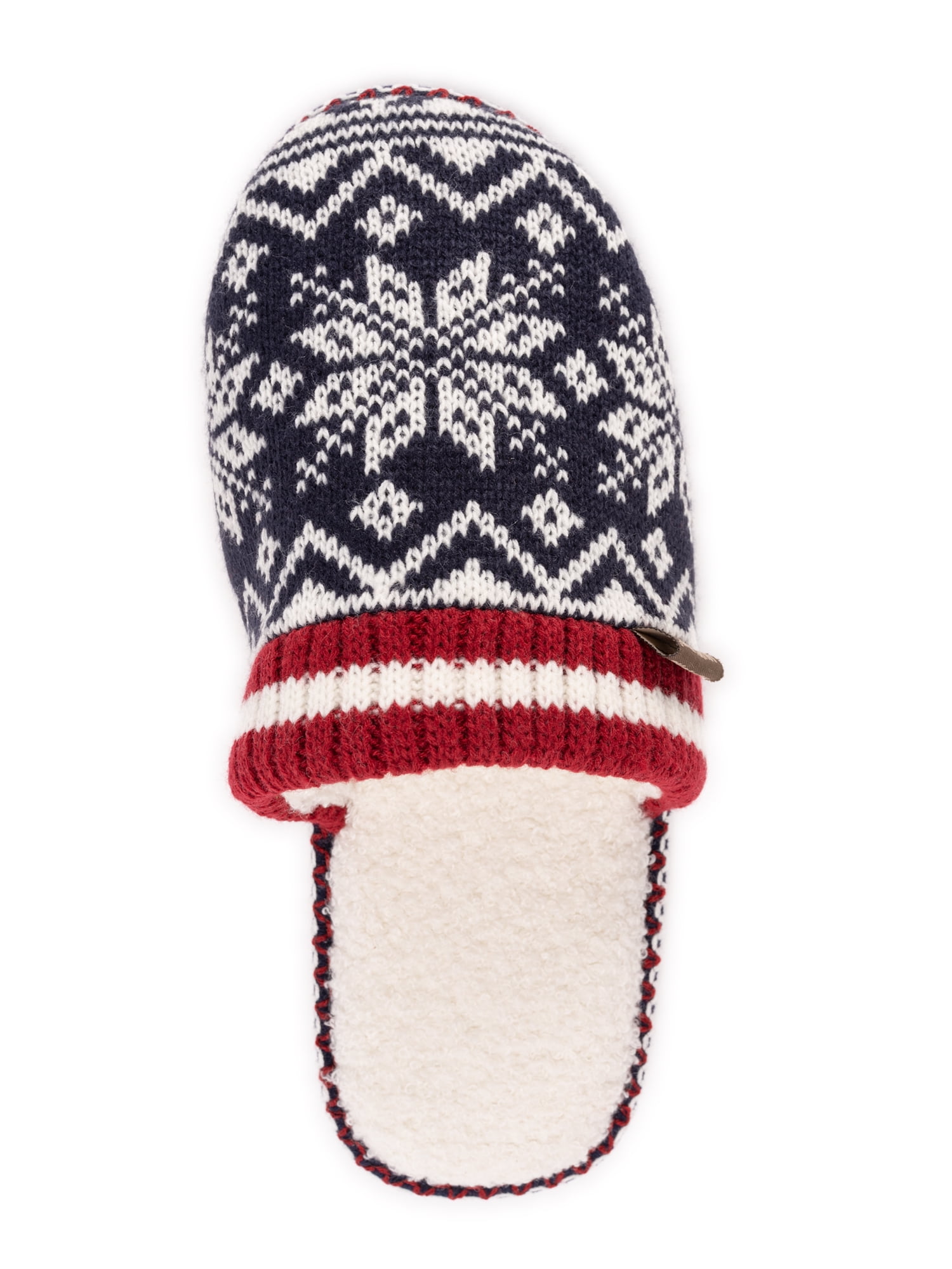 MUK LUKS Men's Rib Knit Scuff Slipper w/ Matching Bottle Sweater
