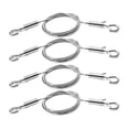 thumbnail image 2 of 8 Pcs Kit de Fil de Suspension Réglable 2M X 1.5mm - Corde en Acier Inoxydable Robuste, Supporte jusqu'à 60Lbs, 2 of 7