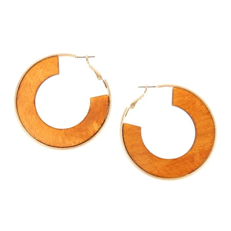 Tribal Wood Earrings - Riah Fashion Wood Spring Earrings