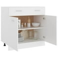 thumbnail image 3 of vidaXL Drawer Bottom Cabinet White 80x46x81.5 cm Engineered Wood, 3 of 5