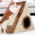 thumbnail image 4 of Cat Scratcher House, Sisal Plush Fabric, Stress Relief, Cat Scratching Toy, Cat Bed Cave, Multi Functionality With Hours Of Entertainment And Exercise For Healthier, 4 of 8