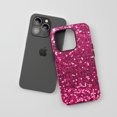 thumbnail image 2 of Glitter Hot Pink For All iPhone Series Tough Phone Case Sparkly Glam, 2 of 7