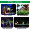 thumbnail image 2 of QiShi Solar Garden Lights Tree Outdoor Multi-Color Changing LED Stake Lights Flower for Garden, Patio, Yard and Decoration Solar Flickering Tree Lights (Tree,2 Pack), 2 of 8