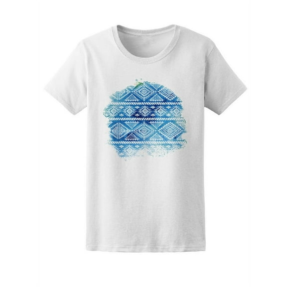 Tribal Vintage Ethnic Pattern T-Shirt Women -Image by Shutterstock, Female Medium