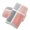 A-pink, variant on Striped Checkered Hand Towels A-pink 2-pack 13 x 29 Inch