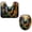 Multicolor 3, variant on PhooArto Toilet Lid Cover and U-Shaped Toilet Floor Mat Set of 2 Pieces, Forest Fox Floral Toilet Mat Set, Machine Washable Seat Covers Non-Slip Absorbent Rugs