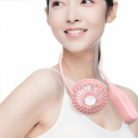 Hwkond Neck Fan Wrap-around Wrap-around Cervix Fan Port Portable USB Rechargeable Corporal Fan Desktop Handheld Silent Electric Fan For Desk Running Travel Sports Outdoor on Clearance