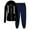001 Black, variant on Two Piece Outfits for Women Tracksuit Sweat Suits Workout Jogging Sets Zip Up Hoodies and Sweatpants with Pockets