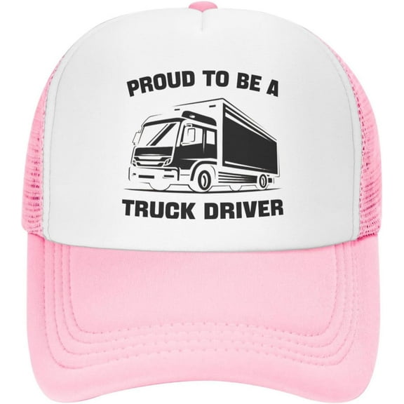 Truck Driver Cute Trucker Caps Women's Hiking Hats Proud to Be A Truck Driver Humor Hats