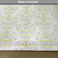 thumbnail image 6 of Ambesonne Victorian Place Mats Set of 4, Flowers Leaf Swirl, Standard Size, Pale Grey and Marigold, 6 of 6