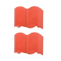 CofeeMO 10 PCS Garden Edging, Plastic Lawn Edging, No Dig Flower Bed Border Edging Pound-in, Quick Interlocking Pound-in Garden Edge(5.9 x 5.5inch Each)