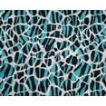 thumbnail image 4 of oneOone Polyester Lycra Turquoise Blue Fabric Giraffe Animal Skin Sewing Craft Projects Fabric Prints By Yard 56 Inch Wide, 4 of 4