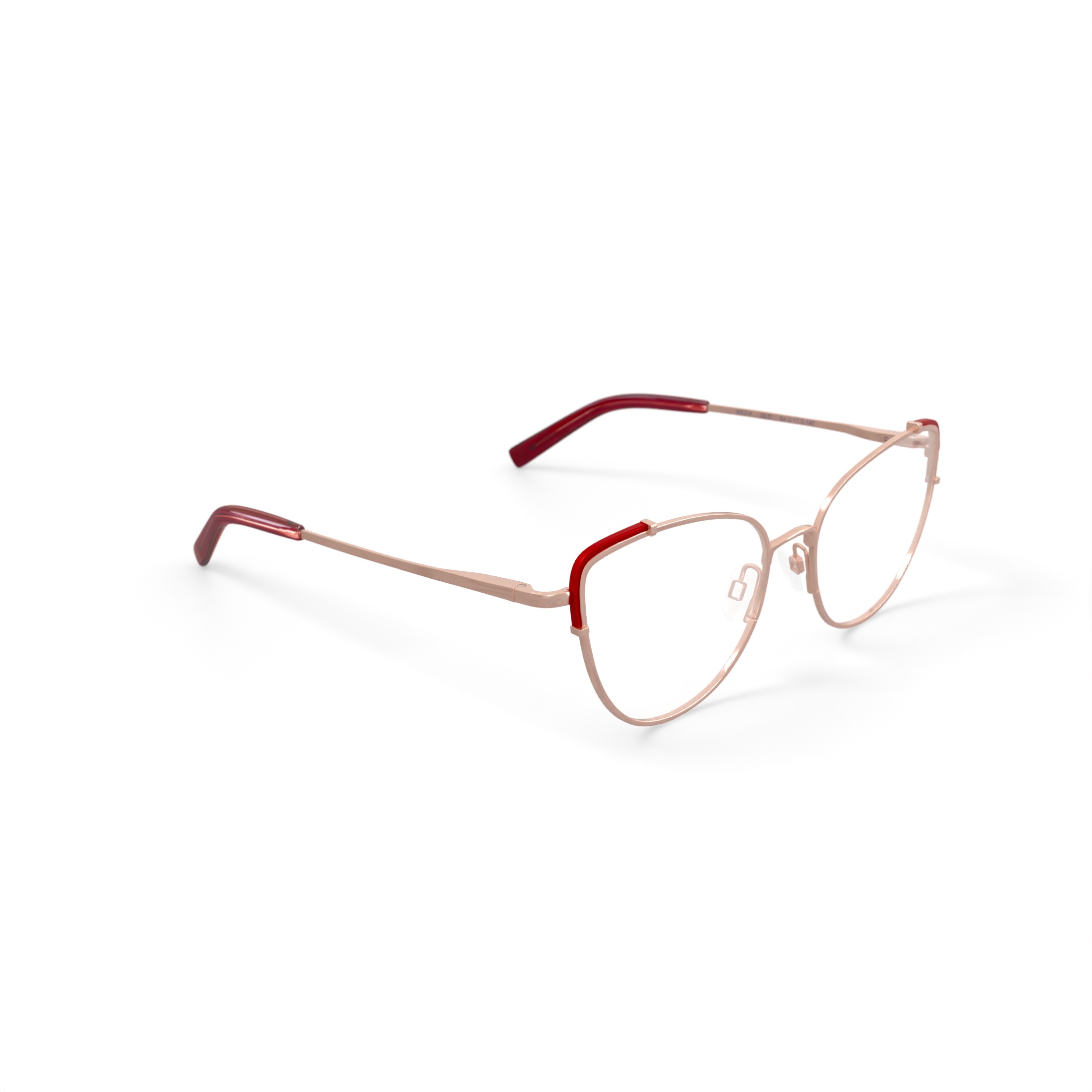 Keo Women’s Kezia Cat Eye Prescription Eyeglasses with Case, Gold