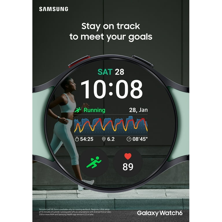 Samsung Galaxy Watch6, 44mm, LTE, Graphite - Smart Health Samsung Galaxy Watch6, 44mm, LTE, Graphite - Smart Health