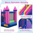 thumbnail image 6 of Auranook Kids Inflatable Bounce Castle 7-in-1 Jumping House w/ Long Slide & 735W Blower, 6 of 8