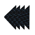 thumbnail image 1 of Zhuge Juego de 12 piezas de accesorios, tapete de alfombra antideslizante, cinta reutilizable y lavable para alfombras de área (negra, triangular), 1 of 5