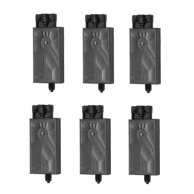 Kit de repuesto de 6 piezas de amortiguador de cabezal de tinta con filtro UV PP para conector de rosca de impresora Xp600