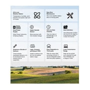 Ecowitt WS90 7-in-1 Outdoor Weather Sensor, 915 MHz, Sensor Only, Requires Compatible Gateway