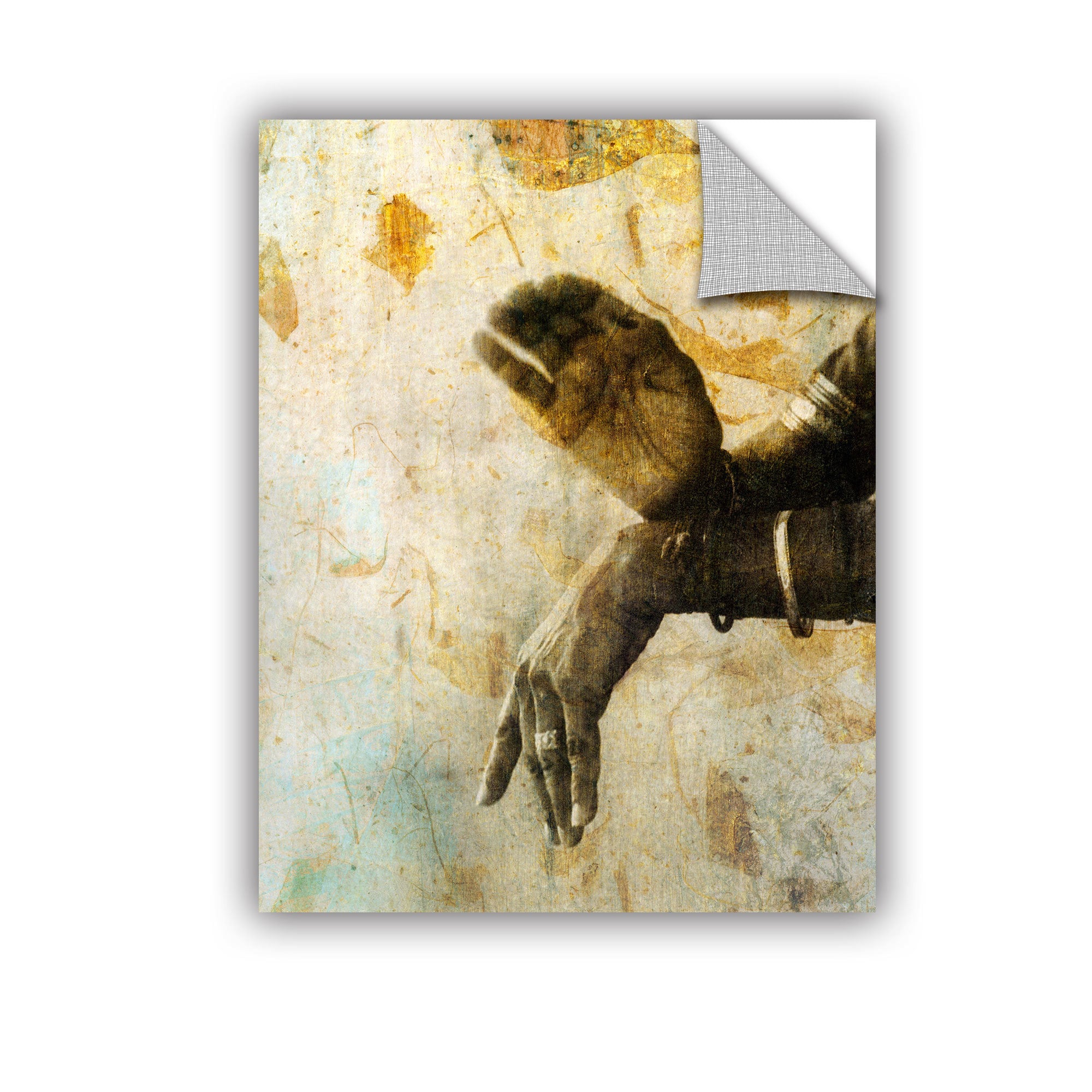 ArtWall Elena Ray "Sacred Mudra" Art Appeals Removable Wall Art