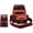 Brown, variant on Leather Tool Belt with 14 Pockets, Heavy Duty Multi Purpose Tool Belt with Pouchs for Electricians, Carpenters, Construction & DIY Projects