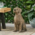 thumbnail image 2 of Garden Accessories MGO DOG DECOR, Outdoor Dog Statue, Dark Brown, No Assembly Required,Outdoor Garden Accessories, 2 of 15