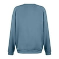 thumbnail image 6 of kytmyeq Women's Sweatshirts Trendy Crewneck Long Sleeve Shirts Color Block Pullover Tops Comfy, 6 of 7