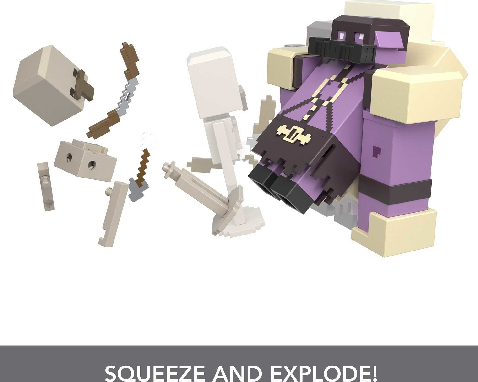 Figurine articulée Minecraft Legends 2 pack - Pigmadillo contre