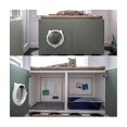 thumbnail image 3 of Large Indoor/Outdoor Sliding Door Pet Door, Pet Door for Cats and Small Dogs up to 10kg, 30*28cm, Durable, White, 3 of 5