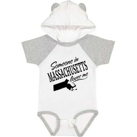 

Inktastic Someone in Massachusetts Loves Me Gift Baby Boy or Baby Girl Bodysuit