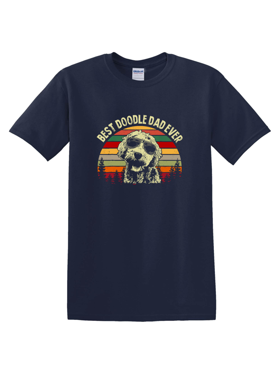 Best Doodle Dad Goldendoodle Graphic T-Shirt