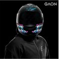 thumbnail image 2 of Casco para Motociclista Hombre o Mujer con Vicera Integral Retractil NO AbatibleAzul/Morado - M, 2 of 4