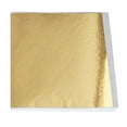 thumbnail image 2 of Papel de imitación de hojas 100 piezas Papel para Resina Artes y manualidades Arte de uñas - Champán Dorado Champagne Golden Soledad Imitación hoja de oro, 2 of 9