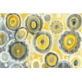 thumbnail image 2 of Nai, Danhui 32x23 White Modern Wood Framed Museum Art Print Titled - Abstract Circles Crop, 2 of 4